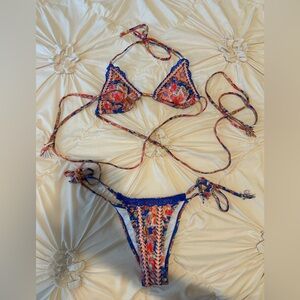 Colorful Floral Bikini Set
